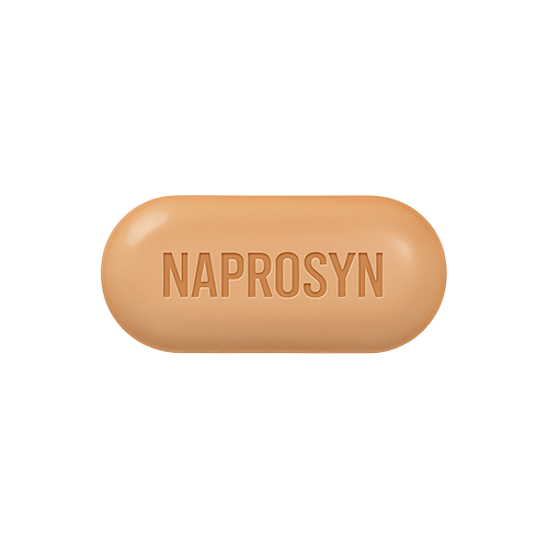 Naprosyn 500mg, 250mg prescription medication box
